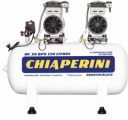 Motocompressor odontológico 20 pcm 150 litros sem óleo – Chiaperini MC 20 BPO RV 150 L