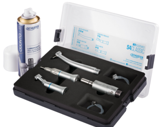 Kit Acadêmico de Peças de Mão S4 CLASSIC - Schuster