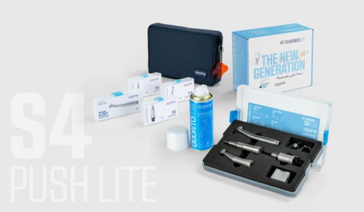 Kit Acadêmico de Peças de Mão S4 PUSH LITE - Schuster